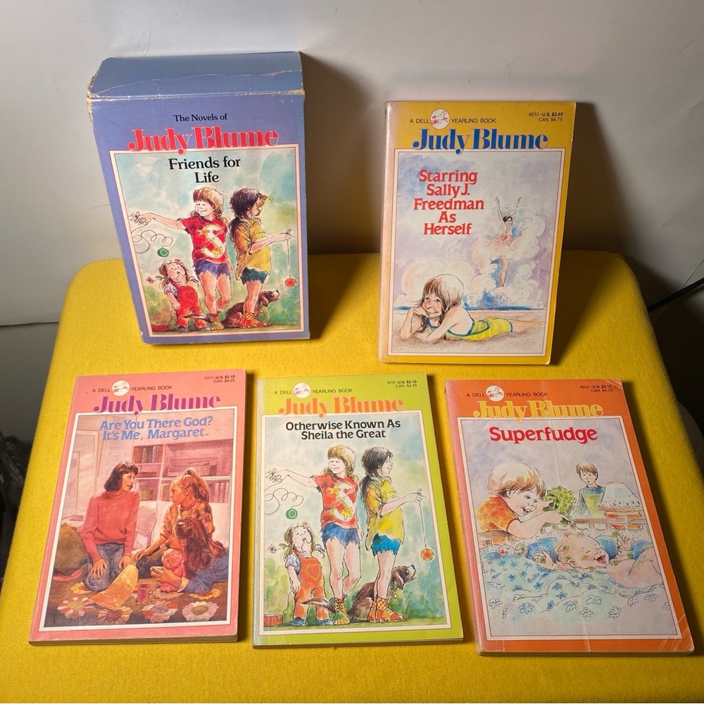 Dell Judy Blume Book Pair with Pink Covers